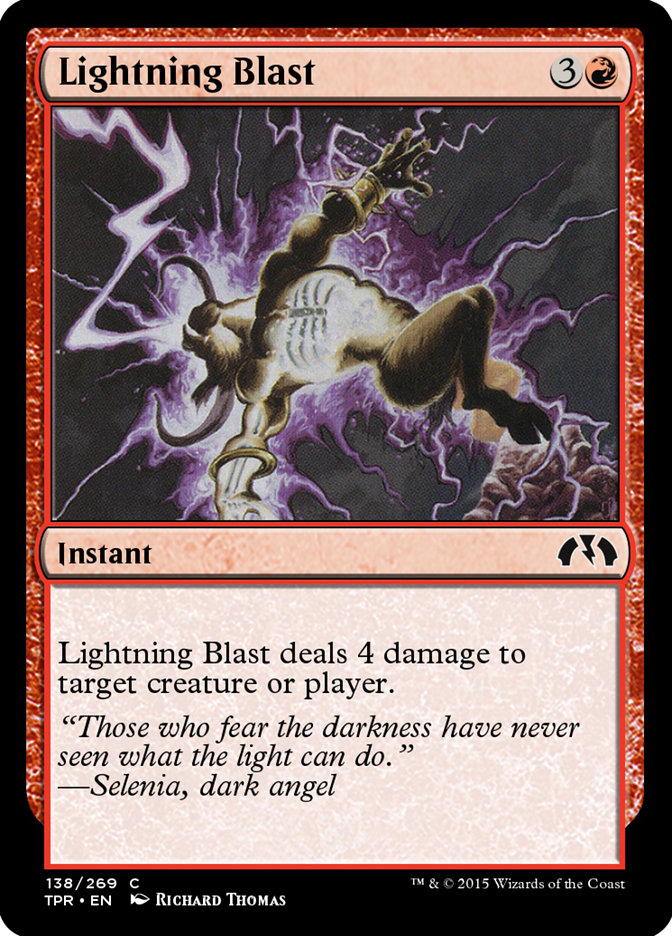 Magic the Gathering Card - Lightning Blast - MTG Circle