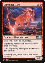 Magic the Gathering Card - Lightning Mare - MTG Circle