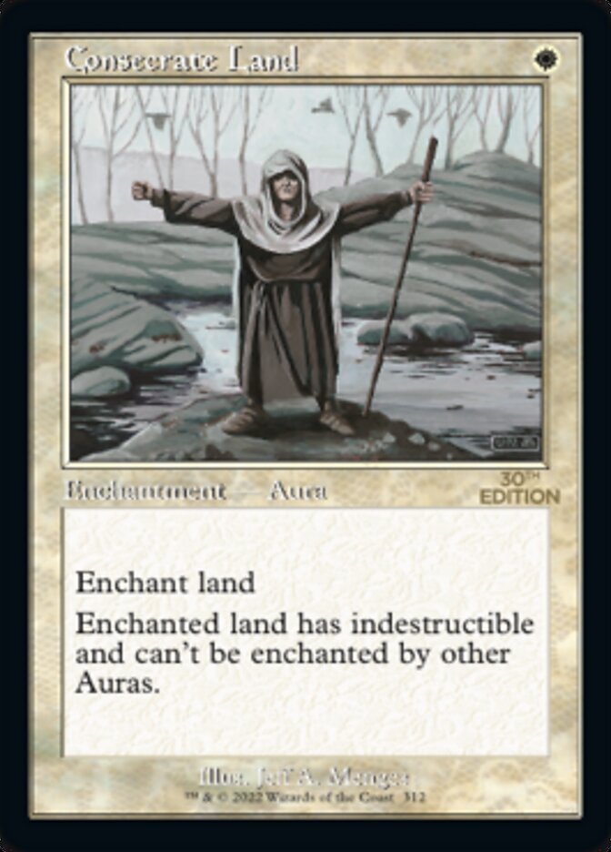 Magic the Gathering Card - Consecrate Land - MTG Circle