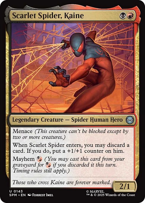 Magic the Gathering Card - Scarlet Spider, Kaine - MTG Circle