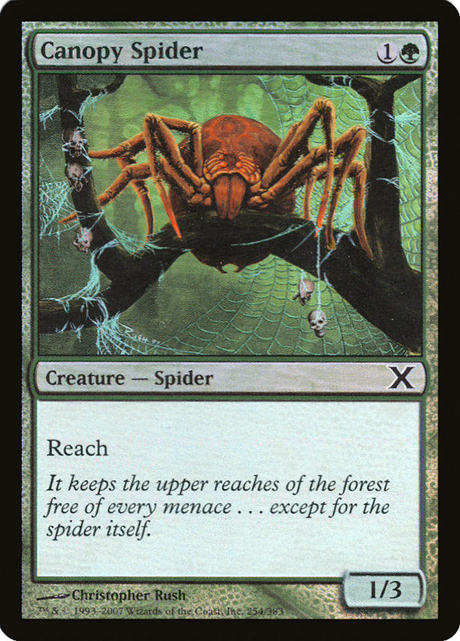Magic the Gathering Card - Canopy Spider - MTG Circle
