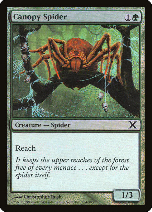 Magic the Gathering Card - Canopy Spider - MTG Circle