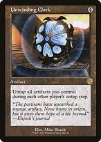 Magic the Gathering Card - Unwinding Clock - MTG Circle