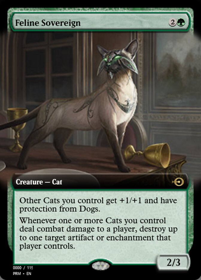 Magic the Gathering Card - Feline Sovereign - MTG Circle