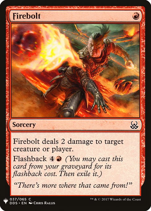 Magic the Gathering Card - Firebolt - MTG Circle