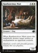 Magic the Gathering Card - Rambunctious Mutt - MTG Circle