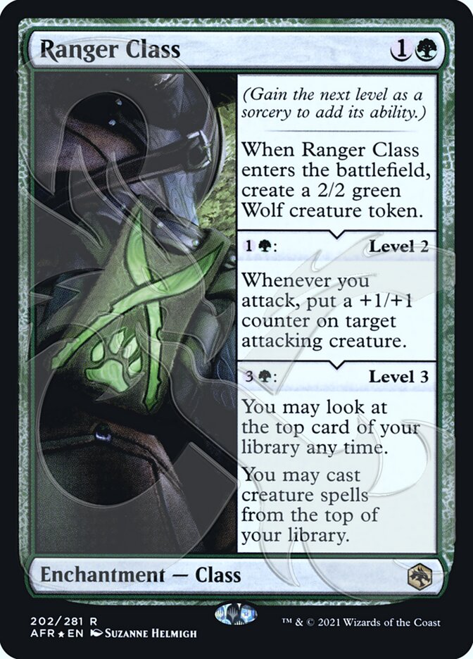 Magic the Gathering Card - Ranger Class - MTG Circle
