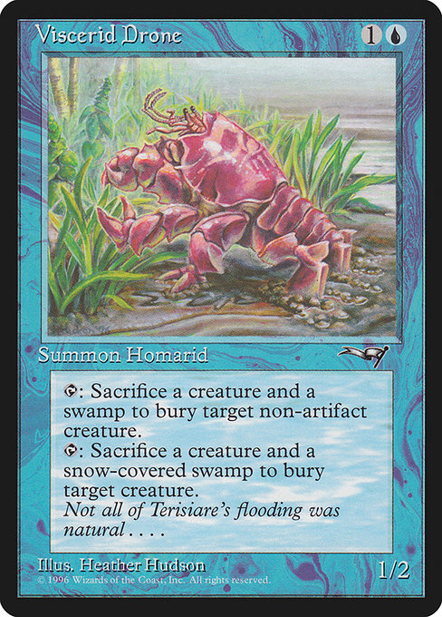 Magic the Gathering Card - Viscerid Drone - MTG Circle