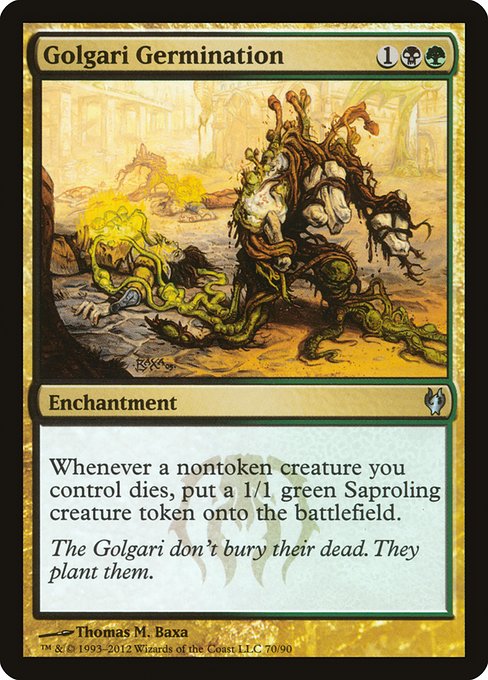 Magic the Gathering Card - Golgari Germination - MTG Circle