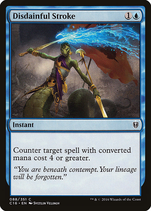 Magic the Gathering Card - Disdainful Stroke - MTG Circle