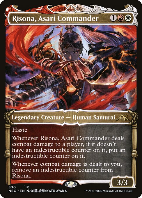 Magic the Gathering Card - Risona, Asari Commander - MTG Circle