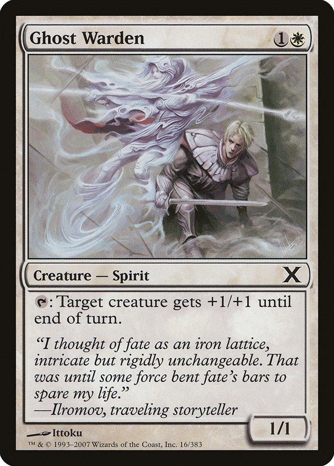 Magic the Gathering Card - Ghost Warden - MTG Circle