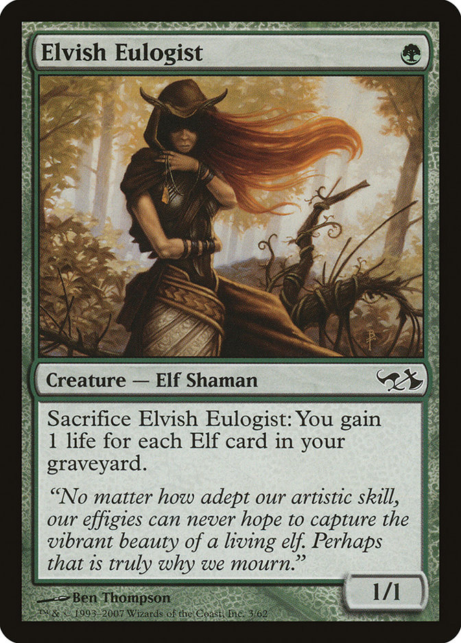Magic the Gathering Card - Elvish Eulogist - MTG Circle