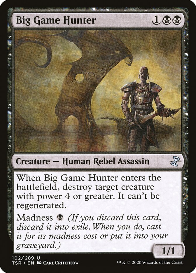 Magic the Gathering Card - Big Game Hunter - MTG Circle