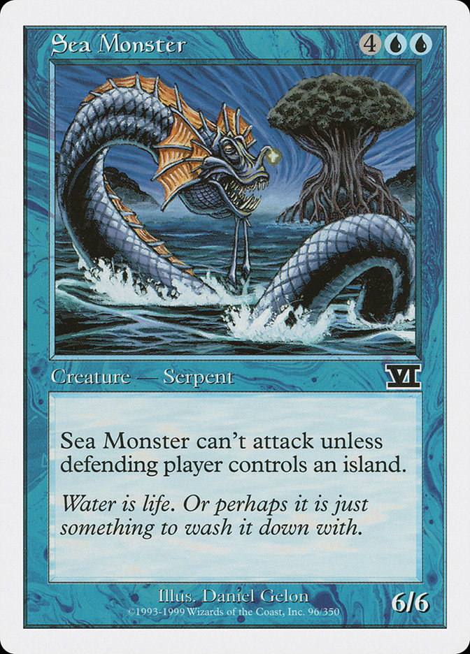 Magic the Gathering Card - Sea Monster - MTG Circle