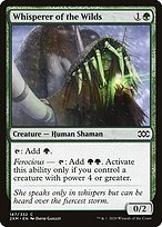 Magic the Gathering Card - Whisperer of the Wilds - MTG Circle