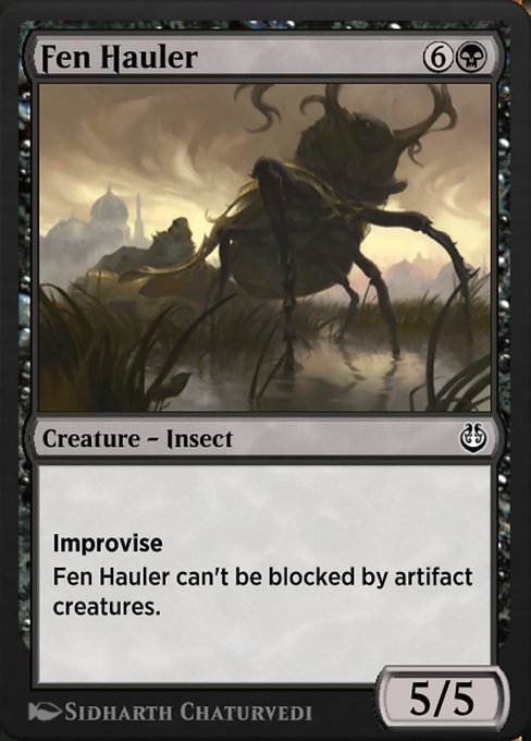 Magic the Gathering Card - Fen Hauler - MTG Circle