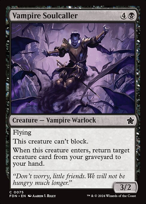 Magic the Gathering Card - Vampire Soulcaller - MTG Circle