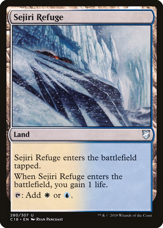 Magic the Gathering Card - Sejiri Refuge - MTG Circle