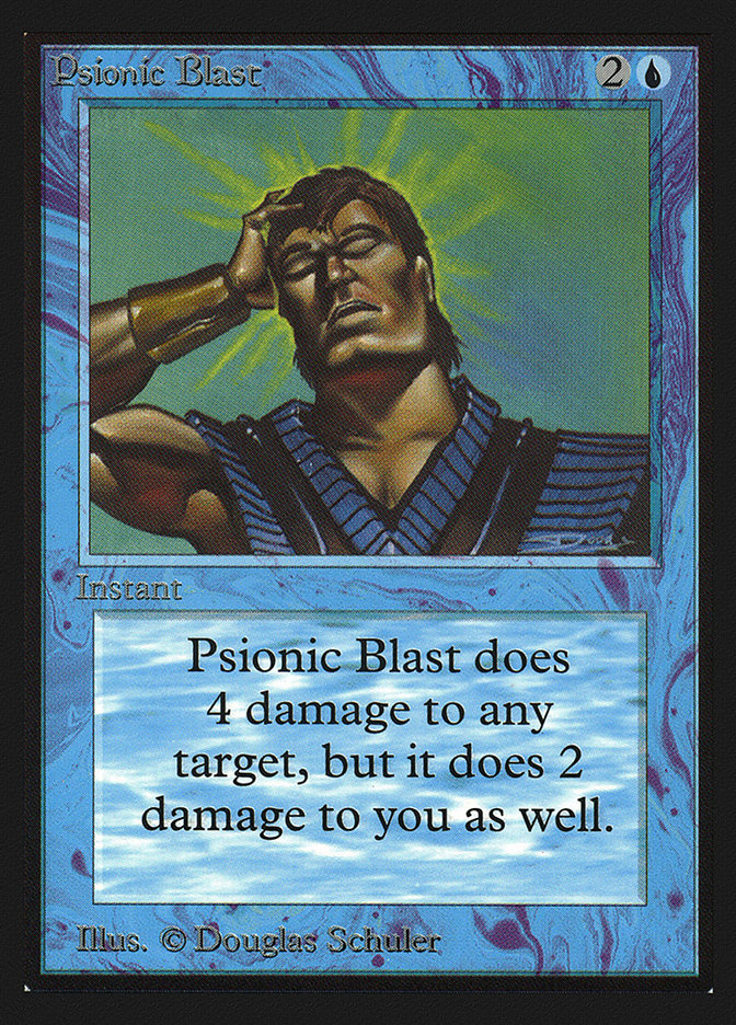 Magic the Gathering Card - Psionic Blast - MTG Circle