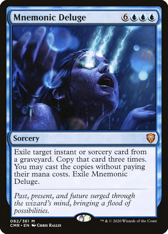 Magic the Gathering Card - Mnemonic Deluge - MTG Circle