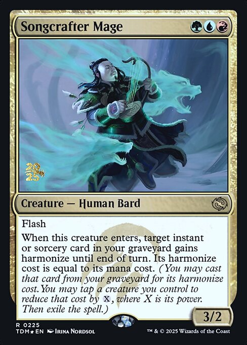 Magic the Gathering Card - Songcrafter Mage - MTG Circle