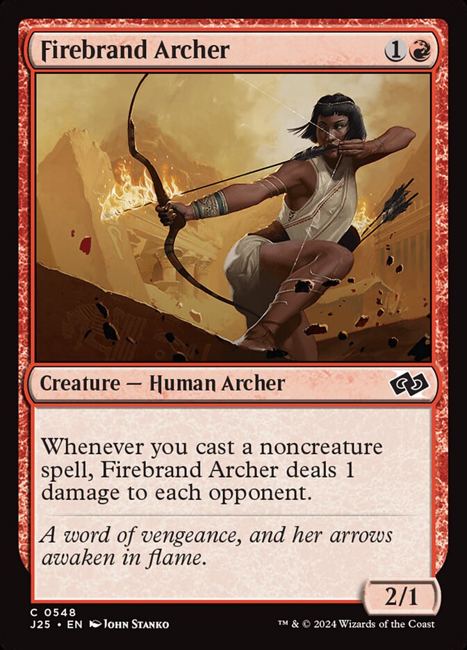 Magic the Gathering Card - Firebrand Archer - MTG Circle