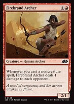 Magic the Gathering Card - Firebrand Archer - MTG Circle