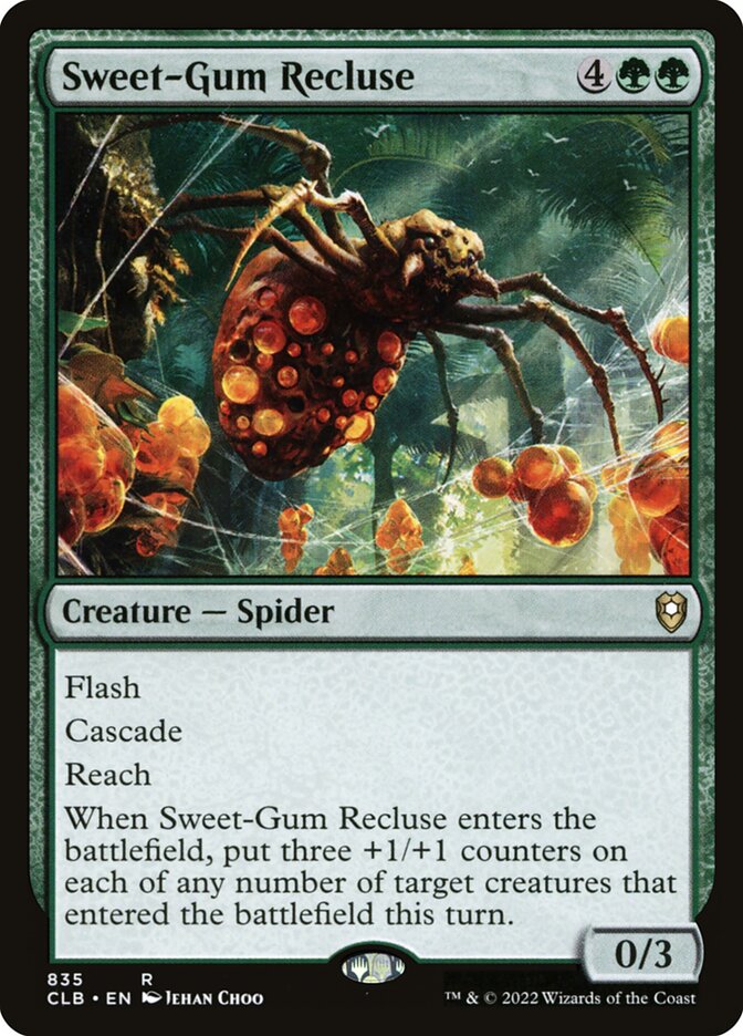 Magic the Gathering Card - Sweet-Gum Recluse - MTG Circle