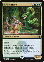 Magic the Gathering Card - Mystic Snake - MTG Circle