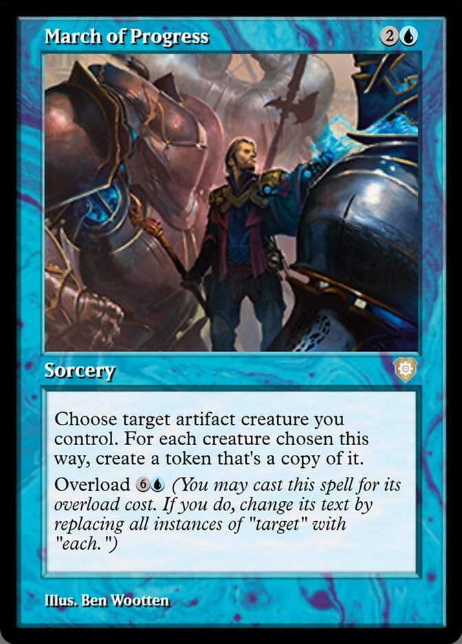Magic the Gathering Card - March of Progress - MTG Circle