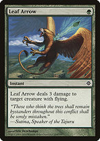Magic the Gathering Card - Leaf Arrow - MTG Circle