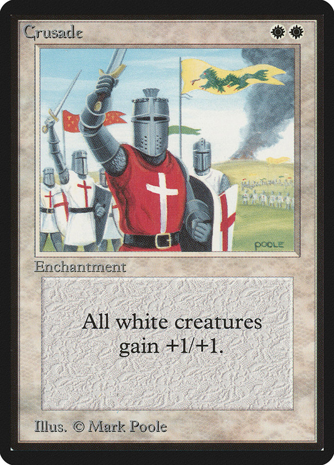 Magic the Gathering Card - Crusade - MTG Circle
