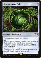 Magic the Gathering Card - Resurrection Orb - MTG Circle