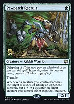 Magic the Gathering Card - Pawpatch Recruit - MTG Circle