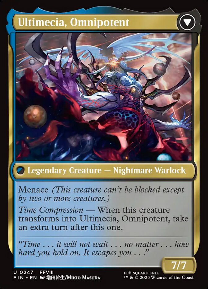 Magic the Gathering Card - Ultimecia, Omnipotent - MTG Circle