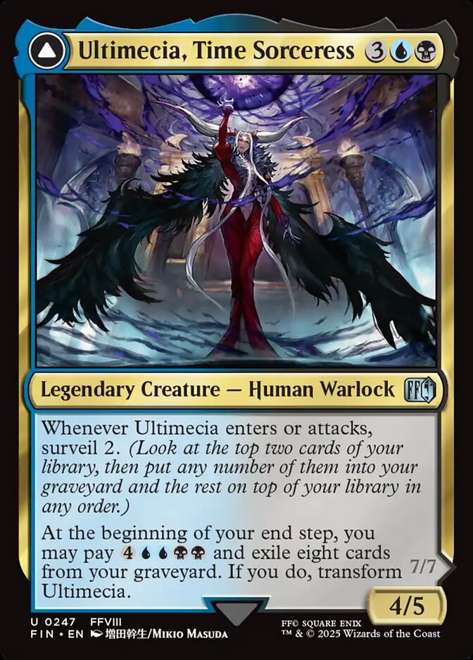 Magic the Gathering Card - Ultimecia, Time Sorceress - MTG Circle