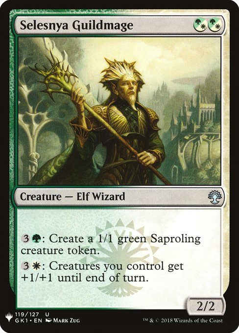 Magic the Gathering Card - Selesnya Guildmage - MTG Circle