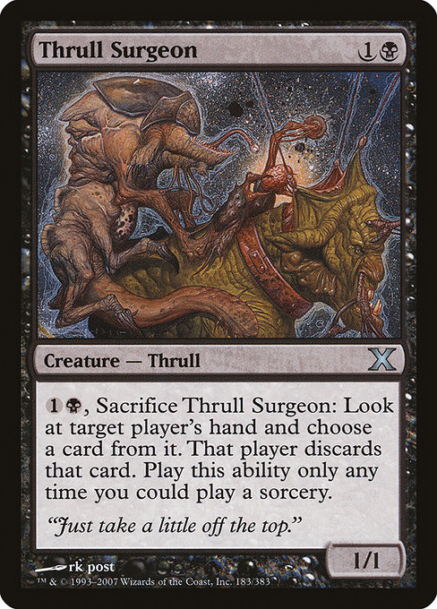 Magic the Gathering Card - Thrull Surgeon - MTG Circle