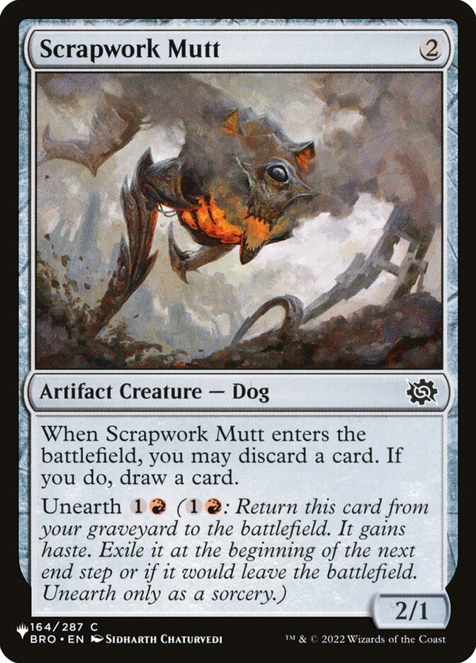 Magic the Gathering Card - Scrapwork Mutt - MTG Circle