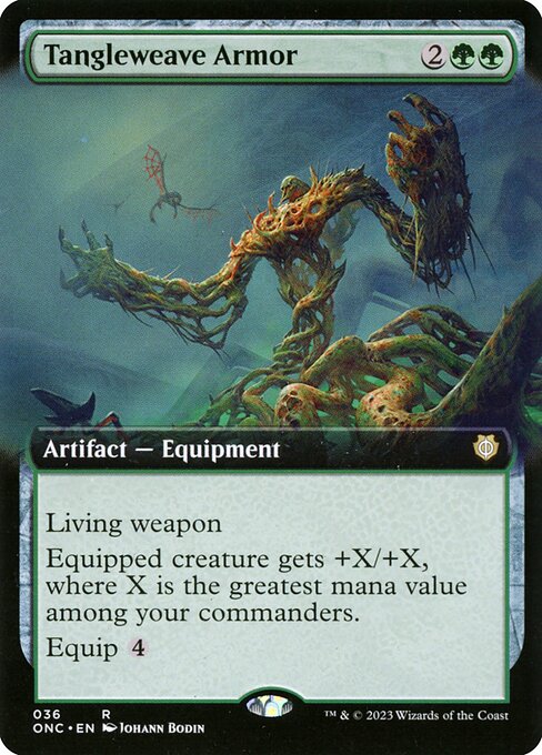 Magic the Gathering Card - Tangleweave Armor - MTG Circle