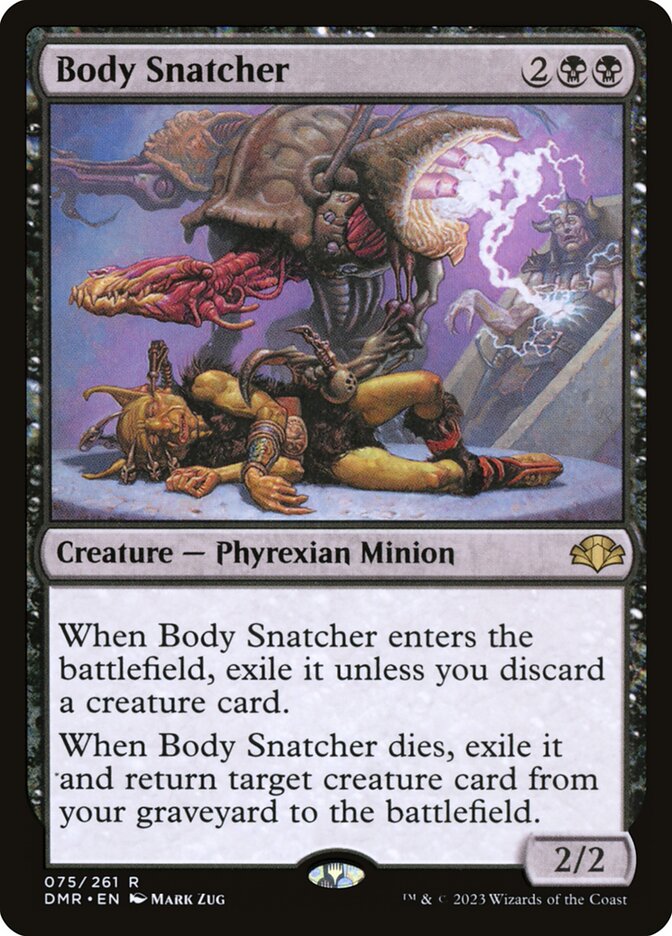 Magic the Gathering Card - Body Snatcher - MTG Circle