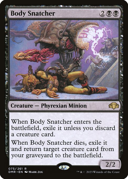 Magic the Gathering Card - Body Snatcher - MTG Circle