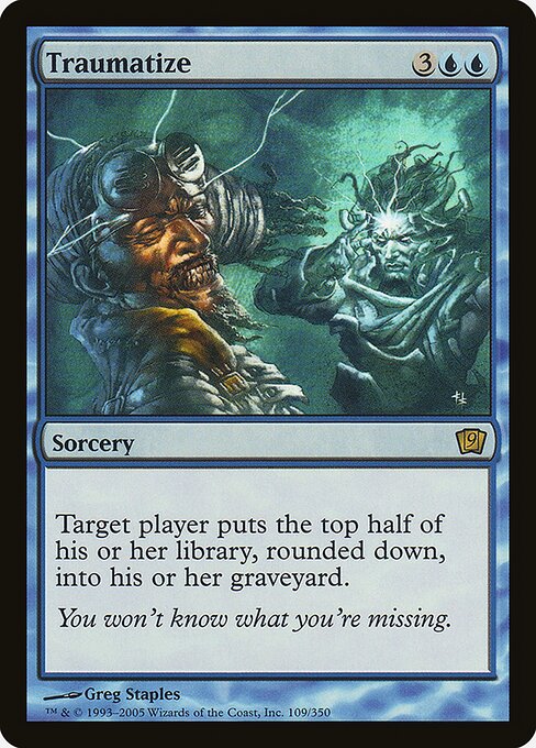 Magic the Gathering Card - Traumatize - MTG Circle