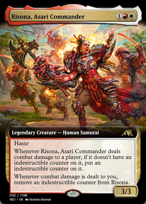 Magic the Gathering Card - Risona, Asari Commander - MTG Circle