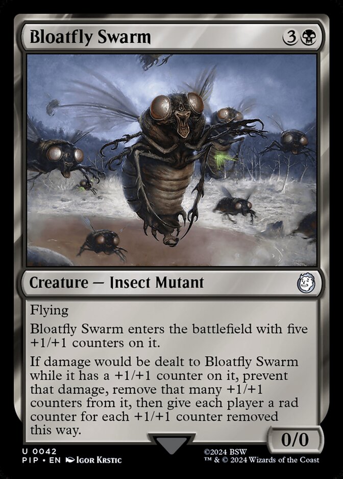 Magic the Gathering Card - Bloatfly Swarm - MTG Circle