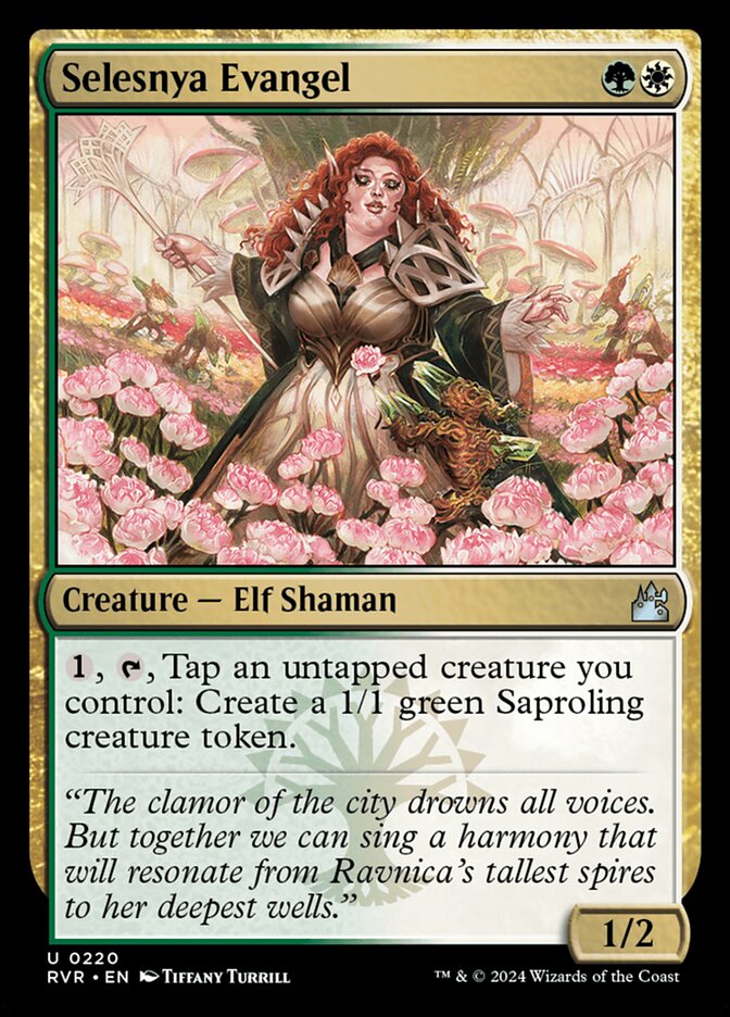 Magic the Gathering Card - Selesnya Evangel - MTG Circle