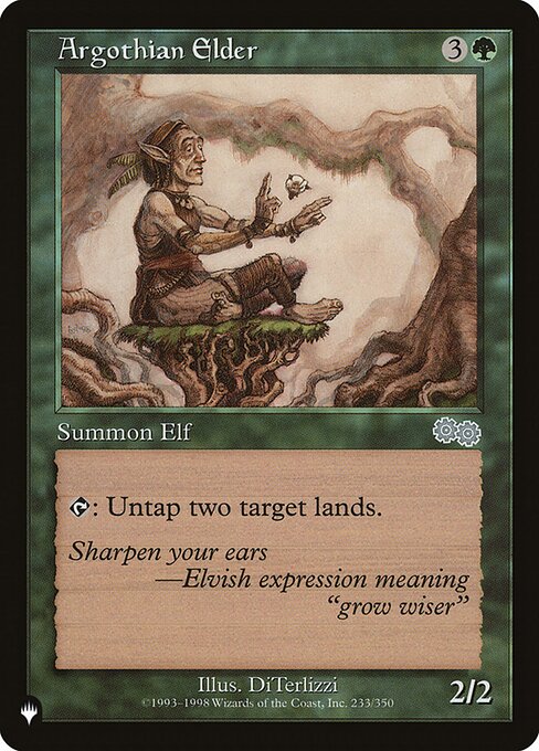 Magic the Gathering Card - Argothian Elder - MTG Circle