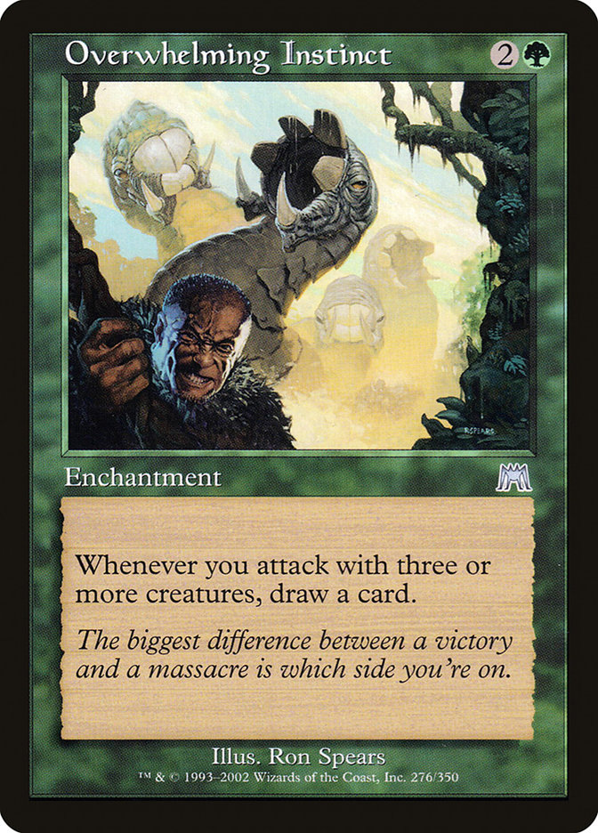 Magic the Gathering Card - Overwhelming Instinct - MTG Circle