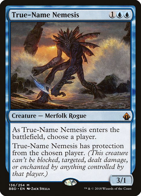 Magic the Gathering Card - True-Name Nemesis - MTG Circle
